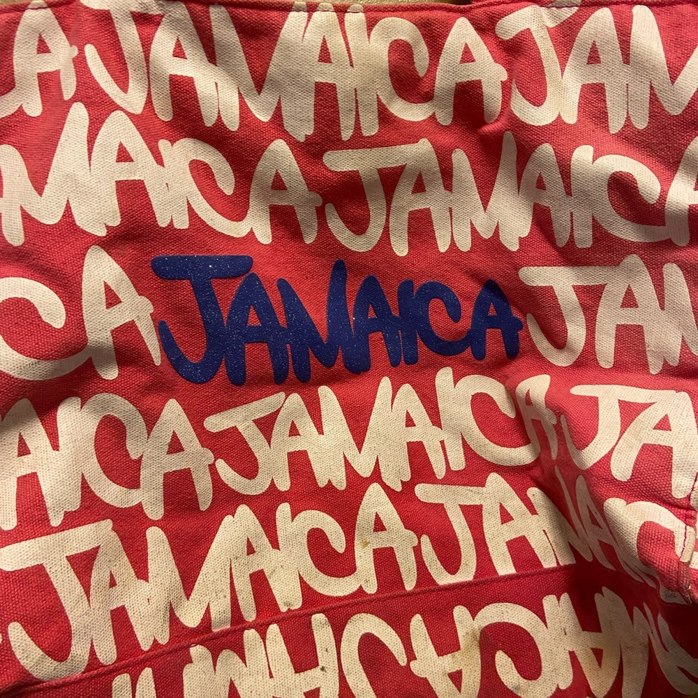 Robin Ruth pink Jamaica tote bag